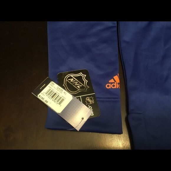 NY Islanders Adidas Jersey Pullover Hoodie - Picture 4 of 7